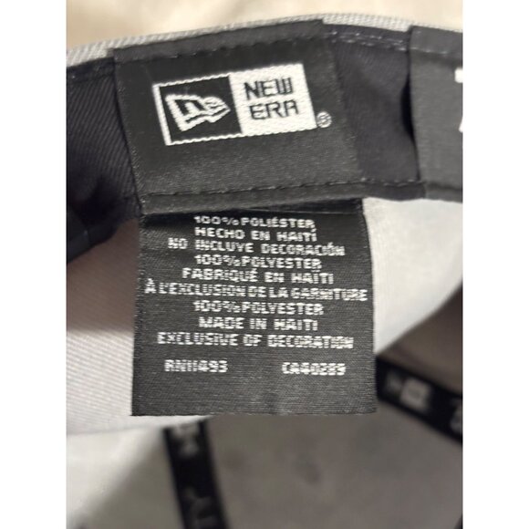 New Era 59FIFTY MLB Basic Los Angeles Dodgers Gray Fitted Cap 7 3/8 - Picture 5 of 7